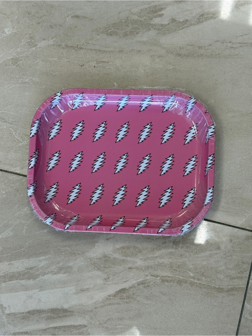 Blazy Susan x Grateful Dead Tray - Pink Bolts